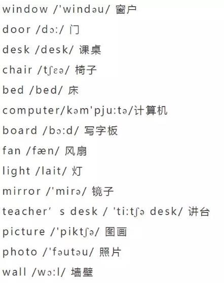 小学英语单词大全（分类附音标）收藏！每天晚上睡前,打开考20个插图16