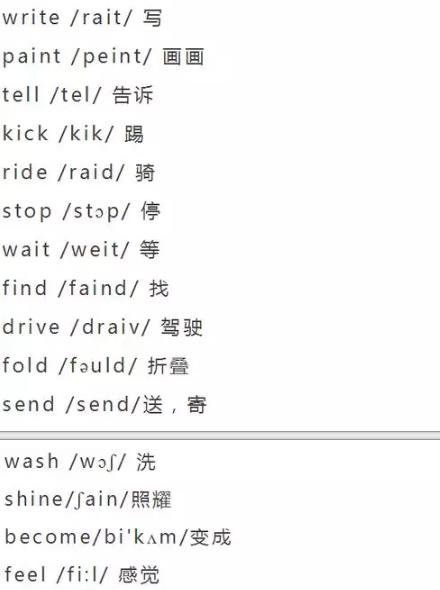 小学英语单词大全（分类附音标）收藏！每天晚上睡前,打开考20个插图46